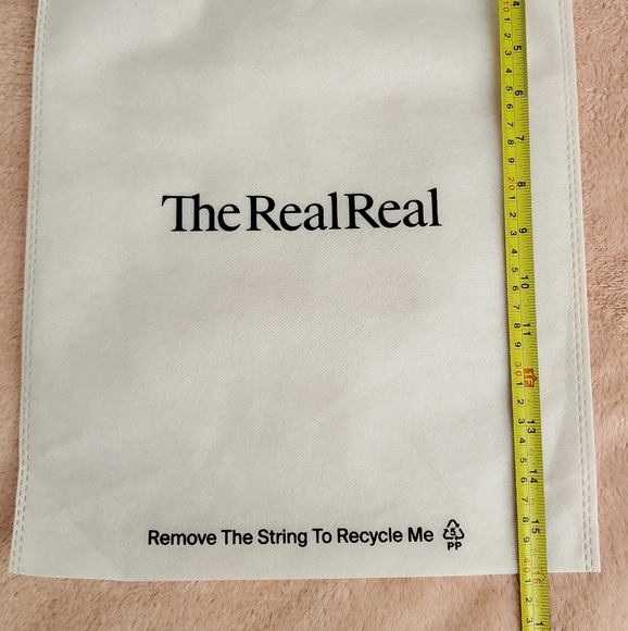 Lot 5 The realreal dustbags white draw strings travel organizer pouch - Picture 2 of 5